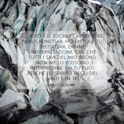 Daniele 4:18 RIV Immagine del Versetto della Bibbia