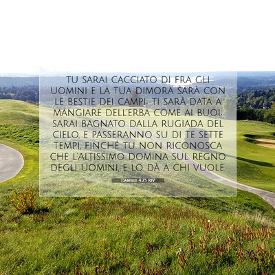 Daniele 4:25 RIV Immagine del Versetto della Bibbia