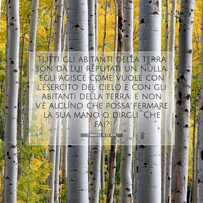 Daniele 4:35 RIV Immagine del Versetto della Bibbia