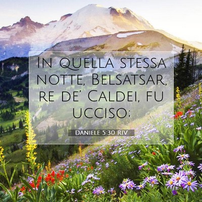Daniele 5:30 RIV Immagine del Versetto della Bibbia
