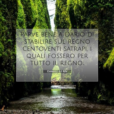 Daniele 6:1 RIV Immagine del Versetto della Bibbia