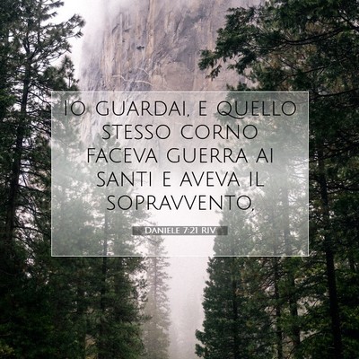 Daniele 7:21 Versetto della Bibbia Spiegato