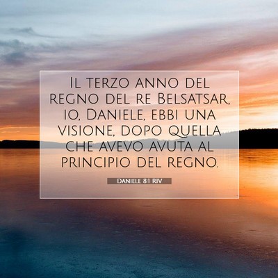 Daniele 8:1 RIV Immagine del Versetto della Bibbia