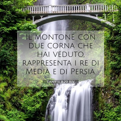 Daniele 8:20 RIV Immagine del Versetto della Bibbia
