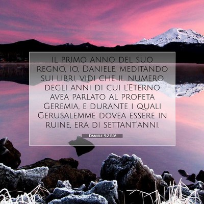 Daniele 9:2 RIV Immagine del Versetto della Bibbia