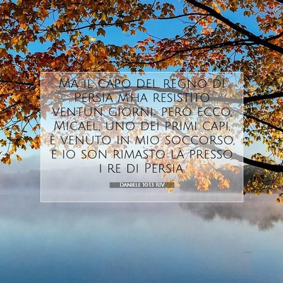 Daniele 10:13 RIV Immagine del Versetto della Bibbia