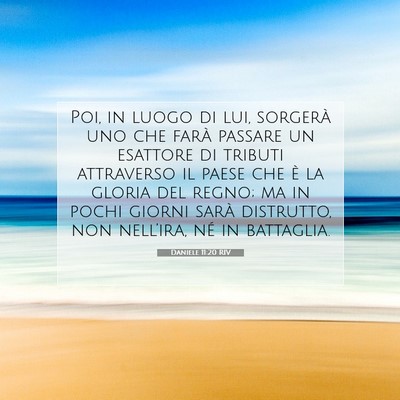 Daniele 11:20 Versetto della Bibbia Spiegato