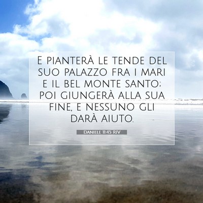 Daniele 11:45 Versetto della Bibbia Spiegato