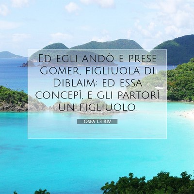 Osea 1:3 Versetto della Bibbia Spiegato