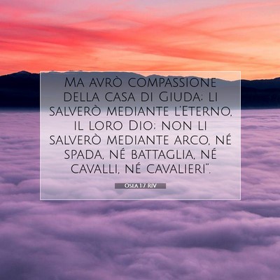 Osea 1:7 Versetto della Bibbia Spiegato