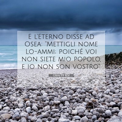 Osea 1:9 Versetto della Bibbia Spiegato