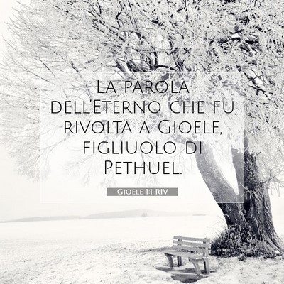 Gioele 1:1 Versetto della Bibbia Spiegato
