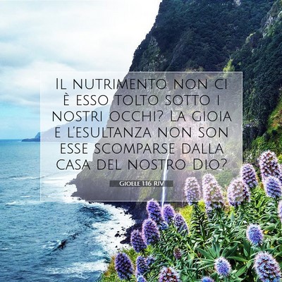 Gioele 1:16 Versetto della Bibbia Spiegato