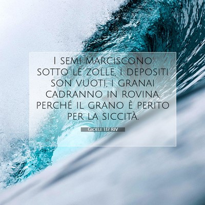 Gioele 1:17 Versetto della Bibbia Spiegato