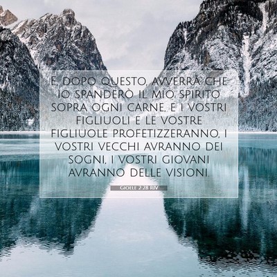 Gioele 2:28 RIV Immagine del Versetto della Bibbia