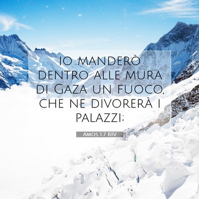 Amos 1:7 Versetto della Bibbia Spiegato