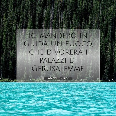 Amos 2:5 RIV Immagine del Versetto della Bibbia