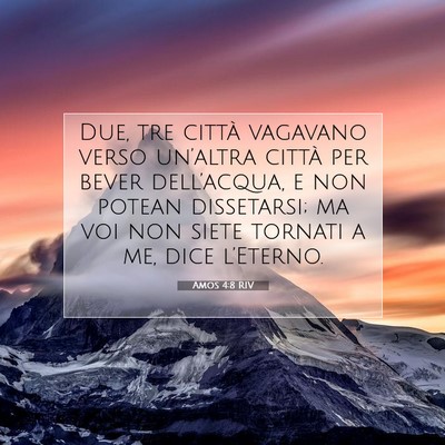 Amos 4:8 Versetto della Bibbia Spiegato