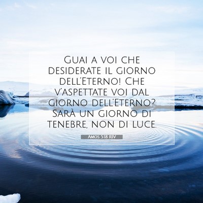 Amos 5:18 RIV Immagine del Versetto della Bibbia