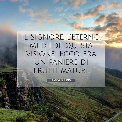 Amos 8:1 RIV Immagine del Versetto della Bibbia