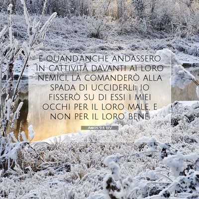 Amos 9:4 RIV Immagine del Versetto della Bibbia
