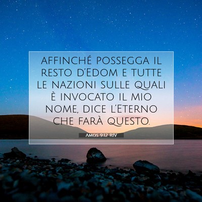 Amos 9:12 Versetto della Bibbia Spiegato