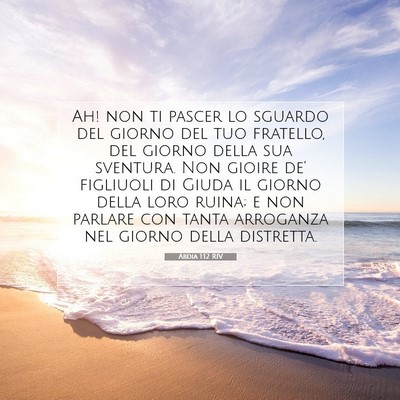 Abdia 1:12 RIV Immagine del Versetto della Bibbia
