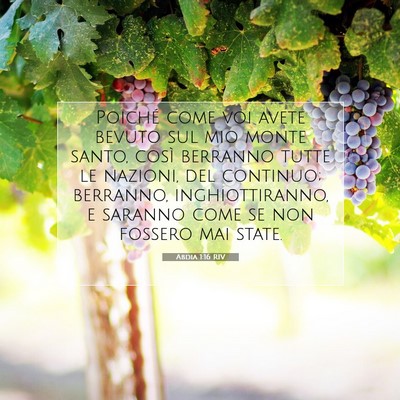 Abdia 1:16 RIV Immagine del Versetto della Bibbia