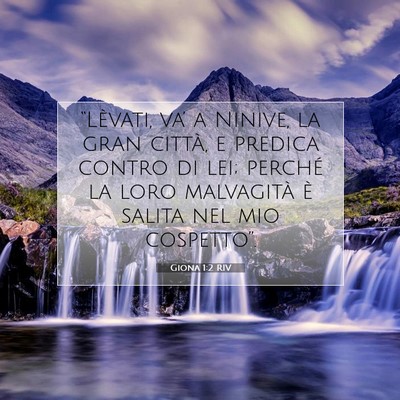Giona 1:2 Versetto della Bibbia Spiegato