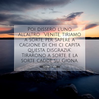 Giona 1:7 Versetto della Bibbia Spiegato