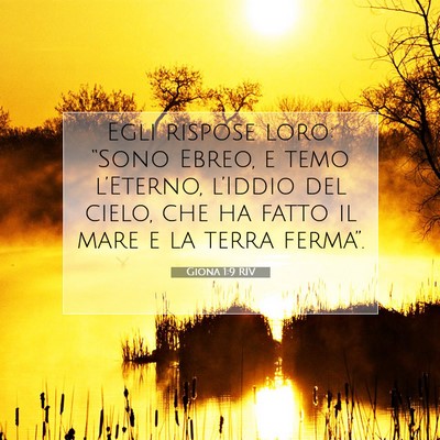 Giona 1:9 Versetto della Bibbia Spiegato