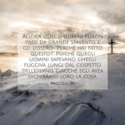 Giona 1:10 Versetto della Bibbia Spiegato
