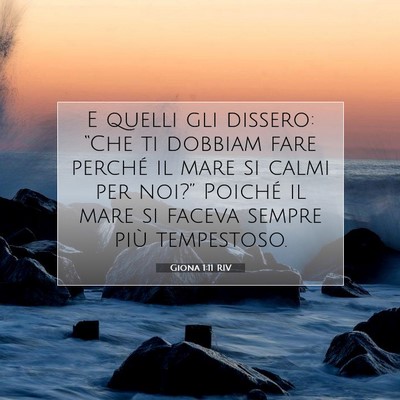 Giona 1:11 Versetto della Bibbia Spiegato
