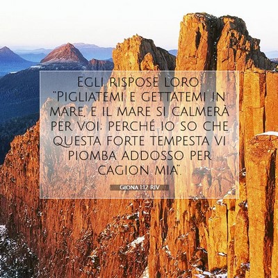 Giona 1:12 Versetto della Bibbia Spiegato