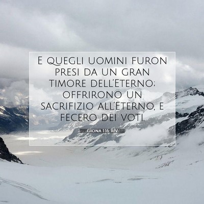 Giona 1:16 Versetto della Bibbia Spiegato