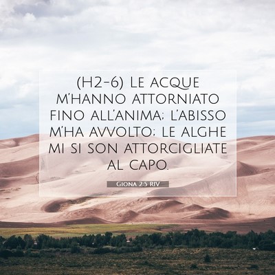 Giona 2:5 Versetto della Bibbia Spiegato