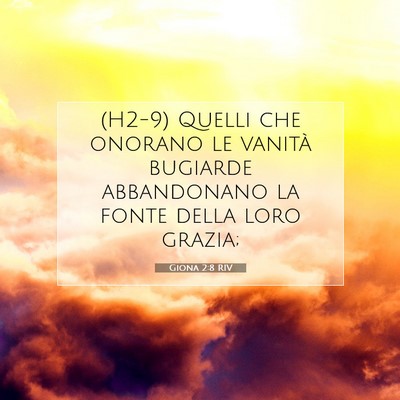 Giona 2:8 RIV Immagine del Versetto della Bibbia