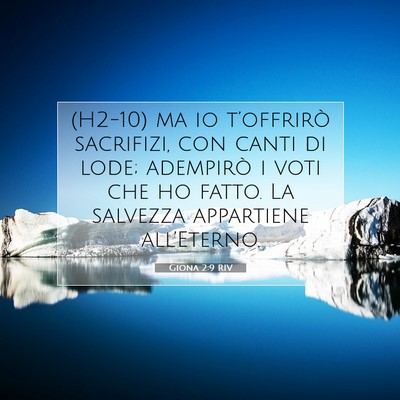 Giona 2:9 Versetto della Bibbia Spiegato