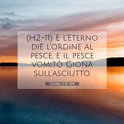 Giona 2:10 RIV Immagine del Versetto della Bibbia
