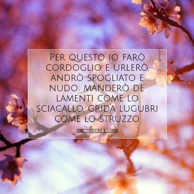 Michea 1:8 Versetto della Bibbia Spiegato