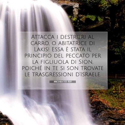 Michea 1:13 Versetto della Bibbia Spiegato