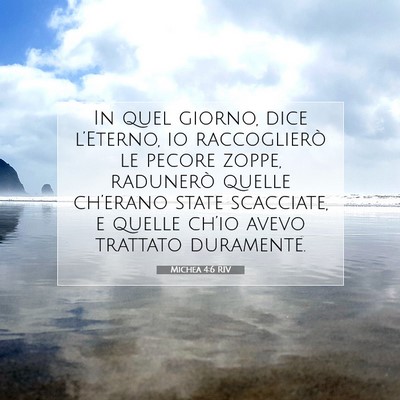Michea 4:6 Versetto della Bibbia Spiegato