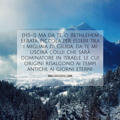 Michea 5:2 RIV Immagine del Versetto della Bibbia