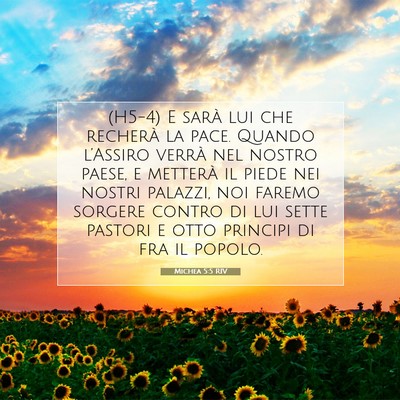 Michea 5:5 RIV Immagine del Versetto della Bibbia