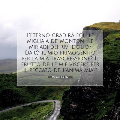 Michea 6:7 Versetto della Bibbia Spiegato