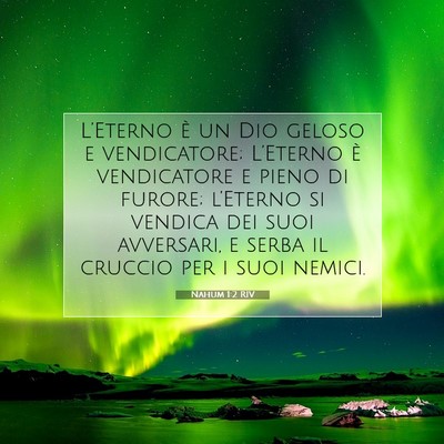 Nahum 1:2 Versetto della Bibbia Spiegato