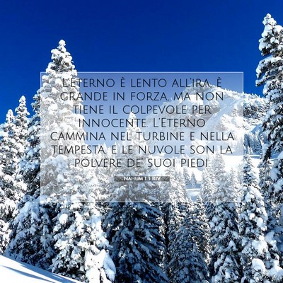 Nahum 1:3 Versetto della Bibbia Spiegato