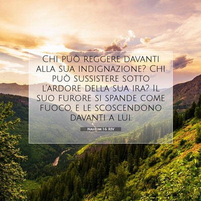 Nahum 1:6 Versetto della Bibbia Spiegato