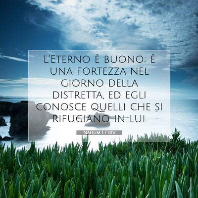 Nahum 1:7 Versetto della Bibbia Spiegato