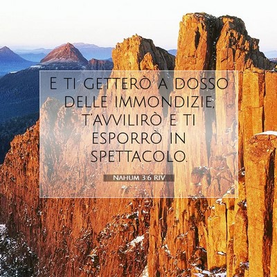 Nahum 3:6 Versetto della Bibbia Spiegato